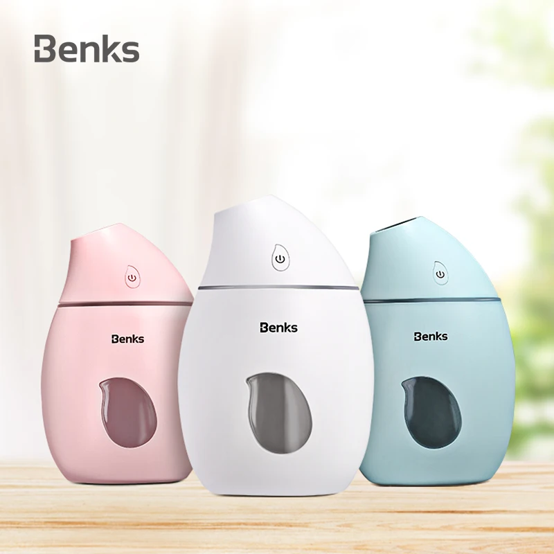 Benks Mini USB Манго увлажнитель Воздуха бесшумный диффузор Изменение светодиодный