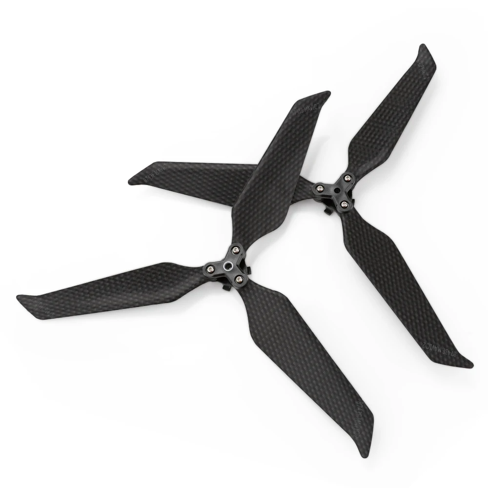 2 pares 100% fibra de carbono três