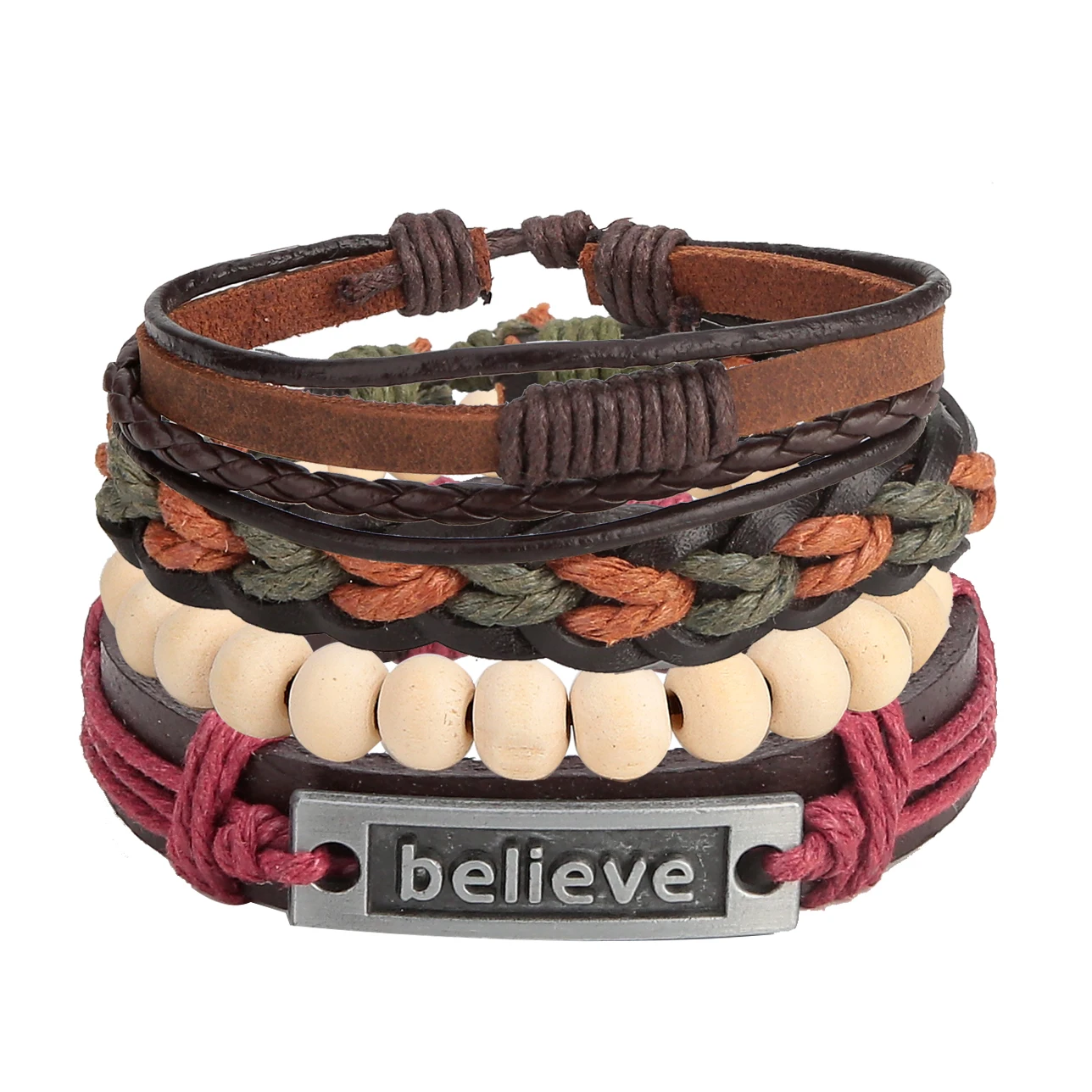 Multi style Ethnic Style Multi layer Men's and Women's Bracelets-in ...