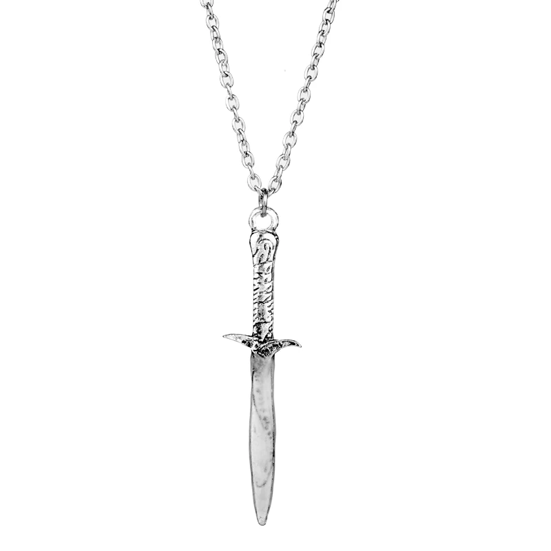 MQCHUN Fashion Bilbo Baggins Ожерелье «меч» светится в темноте светящиеся подвески в форме меча и ожерелья s ювелирные изделия-30