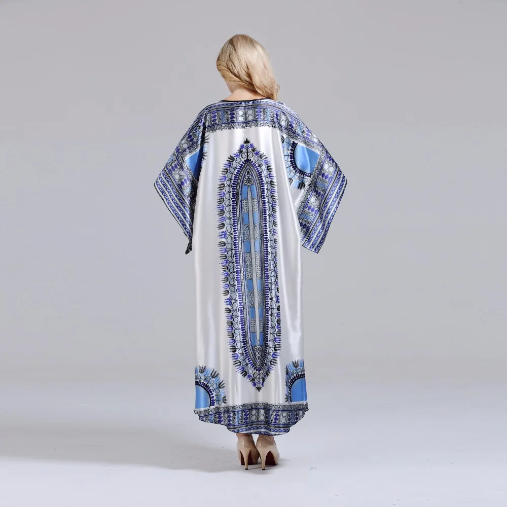 Уникальное Платье Дашики с бриллиантовым воротником потрясающее элегантное