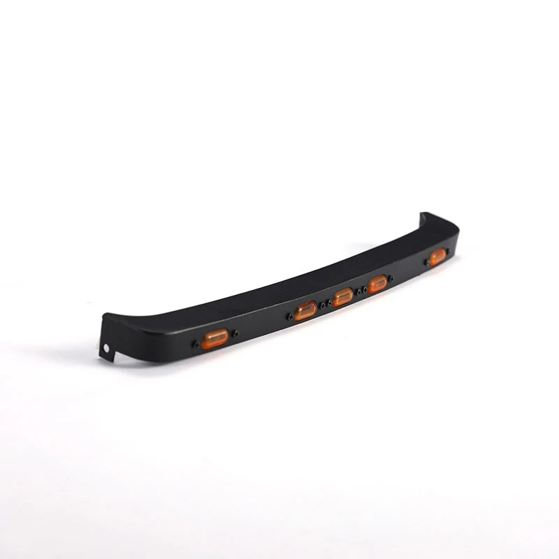 

1PCS TRX4 RC Car Hatlight Stainless Steel Roof Lamp Metal Simulation Light Bar for Rock Crawler Ford RC Car Decoration Parts