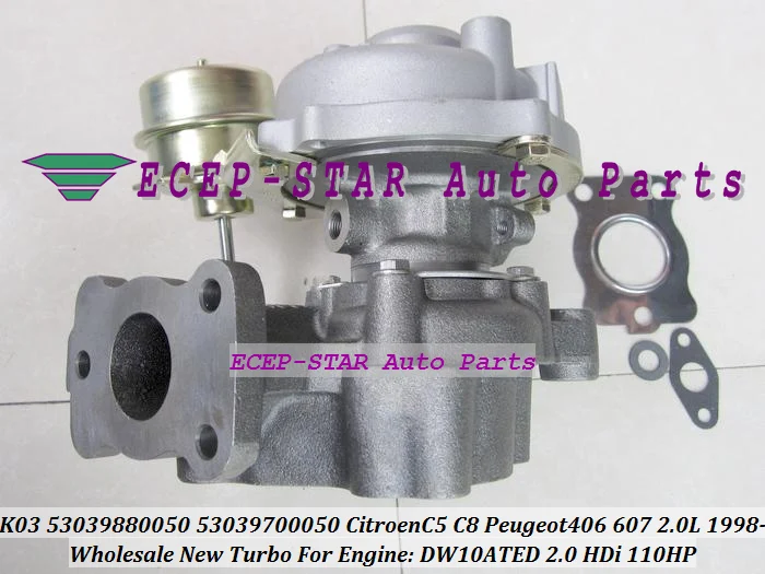 K03 53039880050 53039700050 Turbo Turbine Turbocharger Fit For Citroen C5 C8 Peugeot 406 607 Engine 2.0HDi DW10ATED 2.0L 110HP (3)