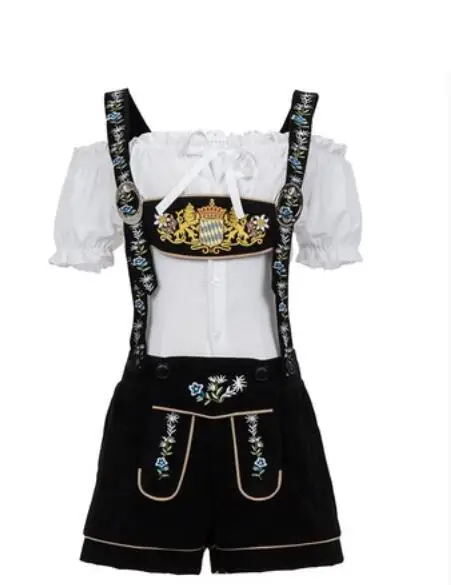 Lady Lederhosen Beer Girl Costume Cosplay Sexy Miss Maid Oktoberfest Party Costume Halloween Costumes For Women 5