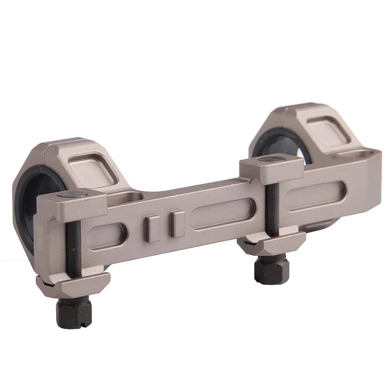 Extend Dual Ring Automatic AR15 M4 M16 Optics Defense Rifle Optical Scope Mount 1 Inch 30mm Picatinny Weaver Rail 20MM Ring Mount with Bubble Level RL2-0028-13