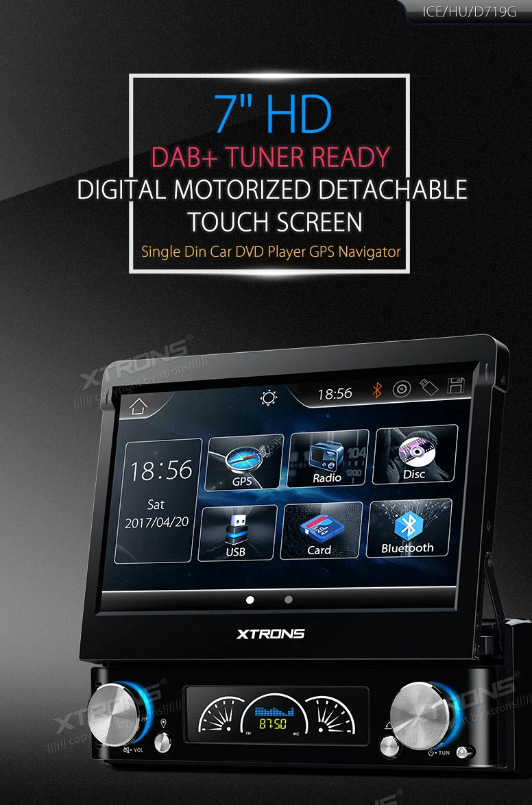 Perfect 7" Motorized Detachable Panel Design Single Din Car DVD 1 Din Car Radio One Din Autoradio with Rhythmical/Colorized LED Display 1 Perfect 7" Motorized Detachable Panel Design Single Din Car DVD 1 Din Car Radio One Din Autoradio with Rhythmical/Colorized LED Display 1