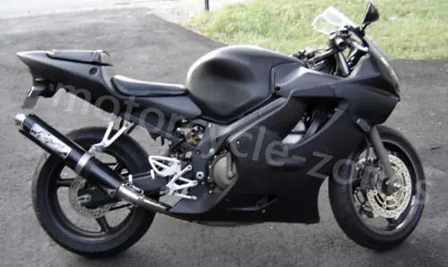 Мотоцикл Обтекатели для honda 2001-2003 2002 CBR 600 F4i ABS Пластик литья под давлением Матовый Черный Кузов обтекатель комплект