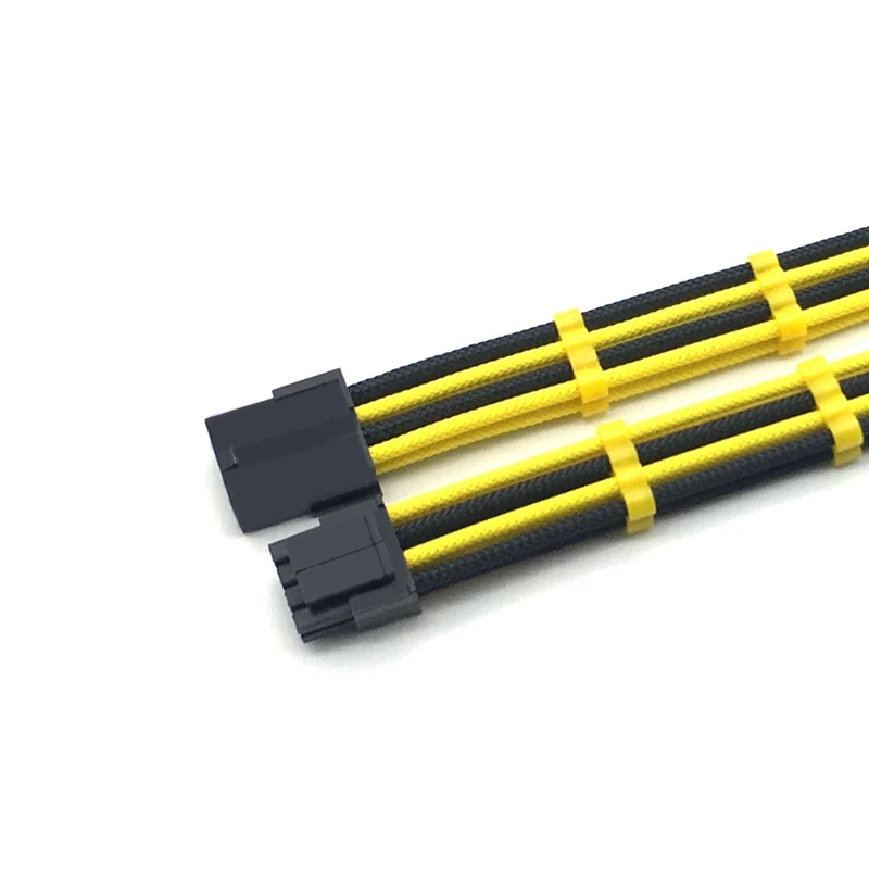 

Custom Make CPU 8Pin 4+4Pin ATX Power Extension Cable with 2pcs comb.