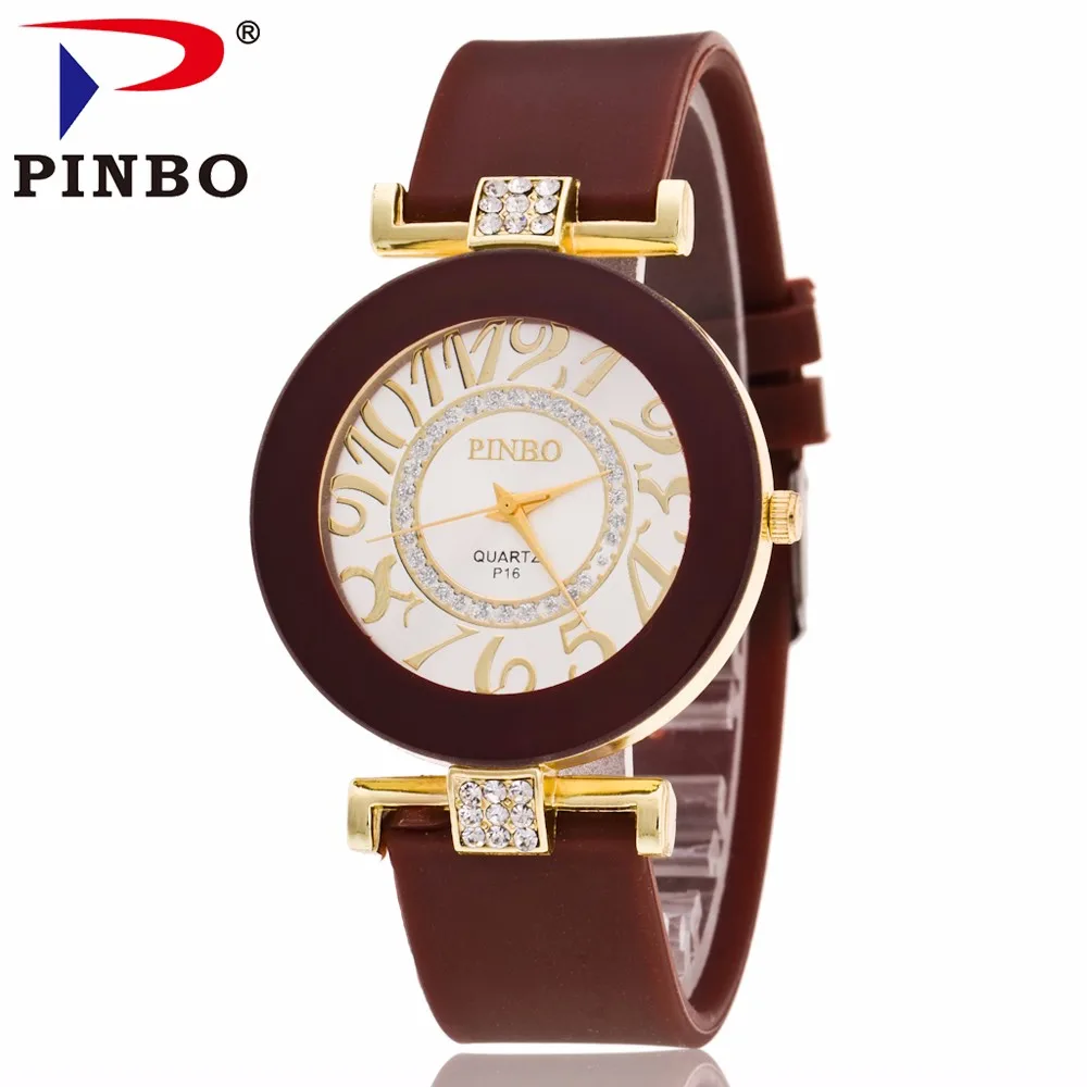 Relogio Feminino 2018 PINBO модные Фирменная Новинка Для женщин часы Повседневное