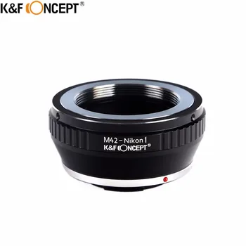 

K&F CONCEPT For M42-Nikon 1 Metal Camera Lens Adapter Ring Fit For M42 Screw Mount Lens to for Nikon1 DSLR Camera Body
