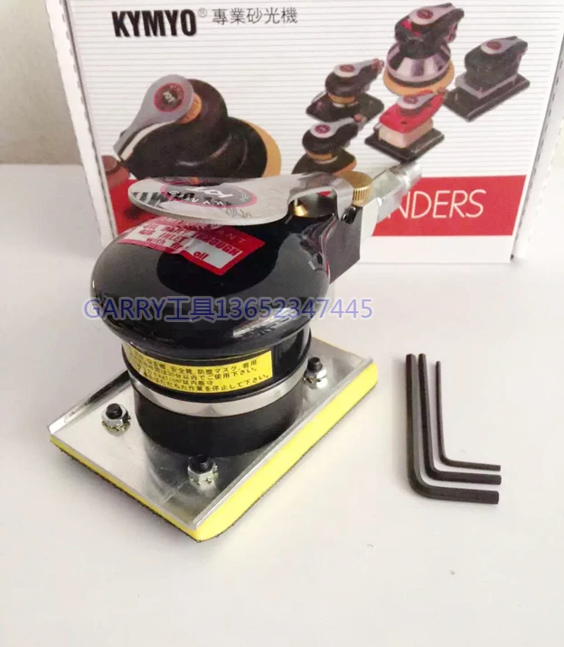 

Pnuematic sanders TAIWAN KYT air tools palm orbital sander polisher tectangle pad CY-814ZM NM 75*100mm 3in*4inch