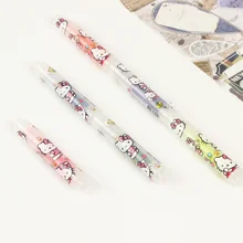 6 шт./компл. Kawaii рисунок «Hello Kitty» Сова карманные highlighter Краски маркером рисования жидкий Мел Канцелярские школа канцелярских товаров