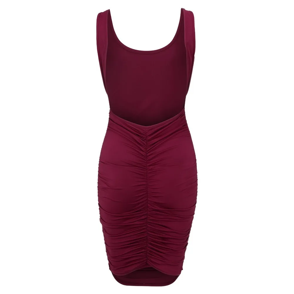 2019 Fashion sexy woman halter beach dress long tight-fitting sleeveless cutout beach dress cotton pretty dress cover up 40J6 (22)