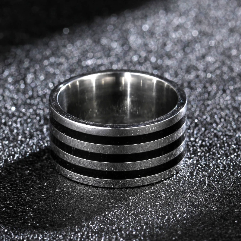 Stainless Steel Ring 10MM Wide for Woman And Man Valentine's Day gift