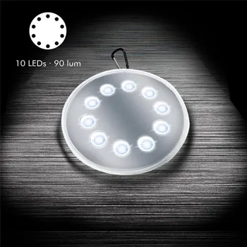 

Waterproof 10LED Portable Lanterns Solar Powered Modern Lamp Outdoor Yard Outdoor Buoyancy Solar Light Luces 35DC3