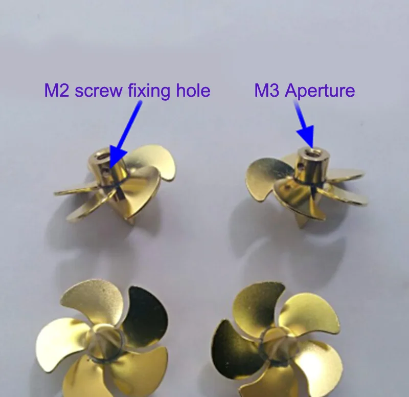 Радиоуправляемая лодка, модель, аксессуары, латунный пропеллер, 5 лопастей, весло M3, вал, реквизит, положительные/обратные пропеллеры для моделирования