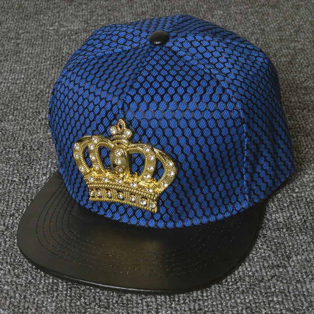 Модные Для мужчин Для женщин Золотая Корона бейсболки шляпы Gorras гольф-Weed камуфляжные бейсболки с узором «крокодиловая кожа», кепки, головной убор в хип-хоп стиле