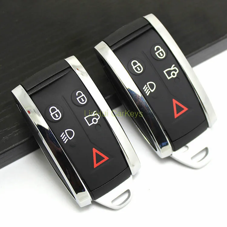 2 шт. Pinecone для ключа оболочки для JAGUAR XF XK XKR X-type S-type дистанционного ключа 5 кнопок чехол для ключа с невырезанным пустым лезвием