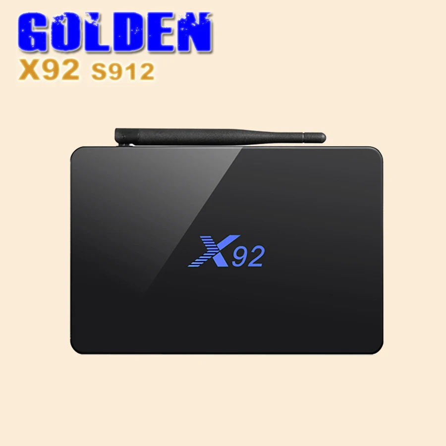 

100PCS X92 2GB/16GB 3GB Android 6.0 Smart TV Box Amlogic S912 Octa Core CPU Wifi 4K H.265 Set Top Box Wireless Keyboard