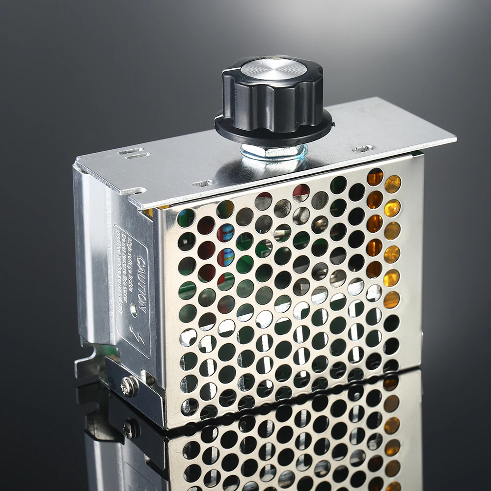 

4000W AC220V High-power SCR Electronic Voltage Regulator Module Thermostat Speed Controller Temperature Governor Power Monitor