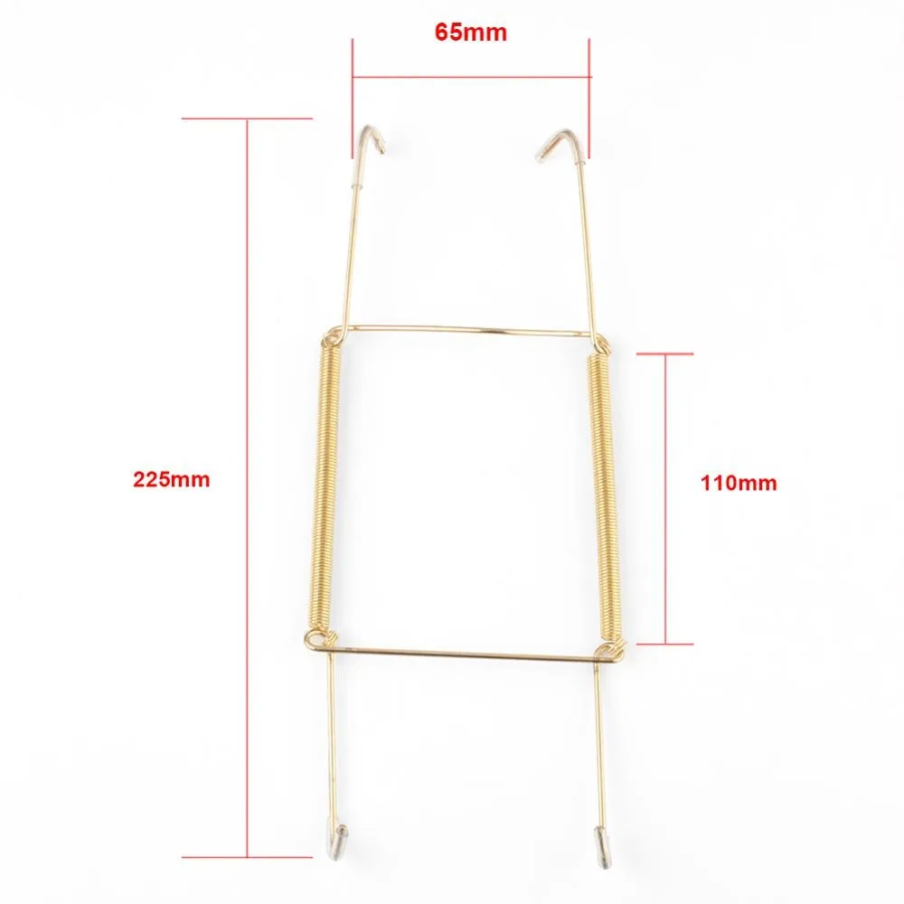 Новые 4 шт. пластина проволочная пружина посуда настенные Вешалки держатель Дисплей 8/10/12 дюймов; золотистый цвет;