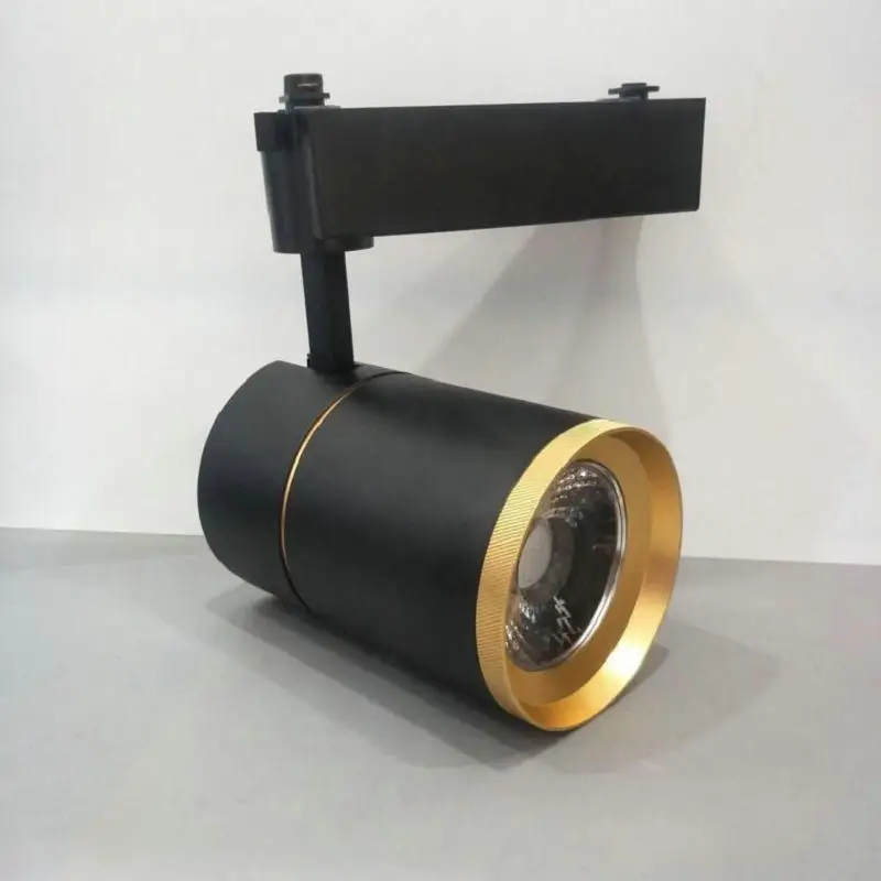 

High quality Adjustable 30W CREE COB LED Track Lighting 2 Wires AC85-265V Rail Lamps for Home Museum Shops Stores