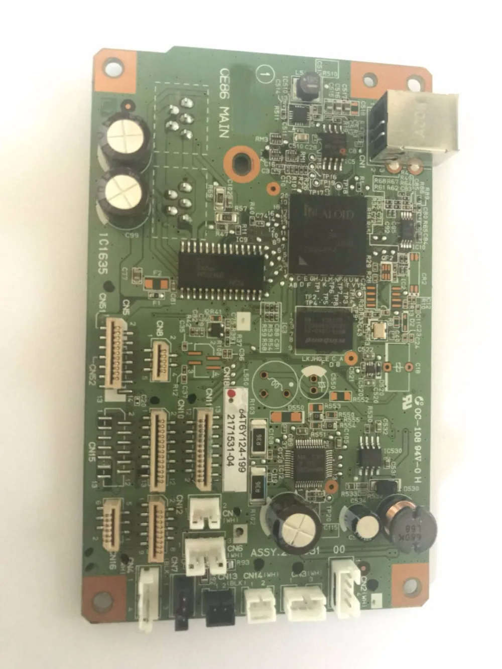 CE86 форматированная плата логика Материнская печатная для EPSON L805 805 части принтера