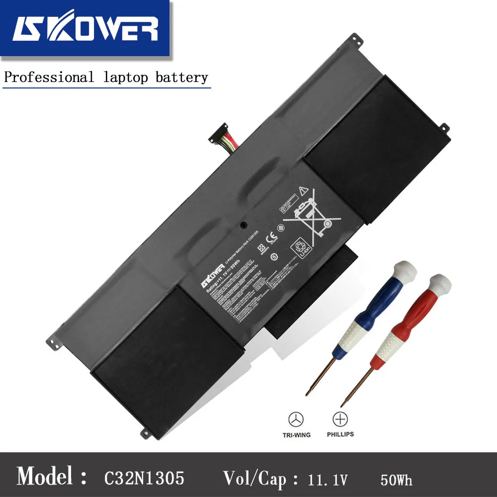 

SKOWER 11.1V 50Wh C32N1305 Battery for ASUS Zenbook Infinity UX301LA Ultrabook Laptop