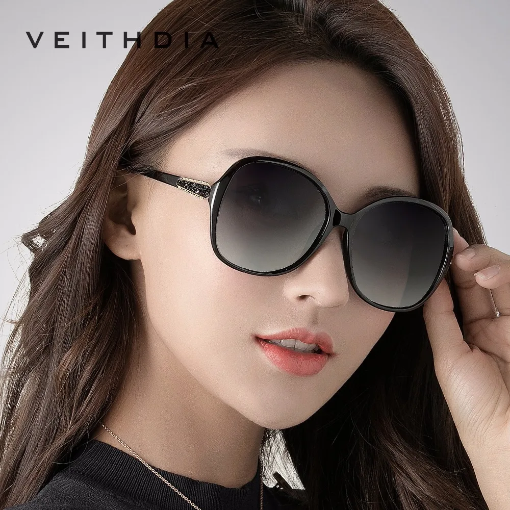 

VEITHDIA Vintage Women Sunglasses Polarized Rretro Sun Glasses Brand Designer Shades For Women oculos de sol masculino VT3025