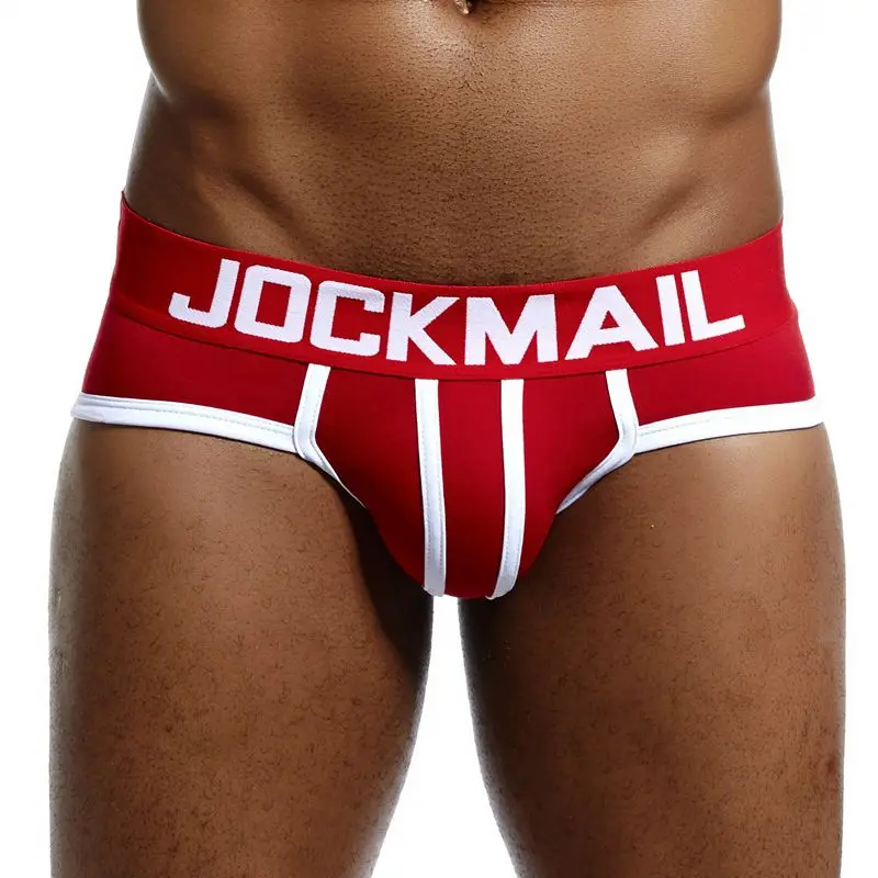 

JOCKMAIL Men Underwear briefs Cotton U convex Sexy men briefs slips cueca masculina Male panties calcinha gay Underwear