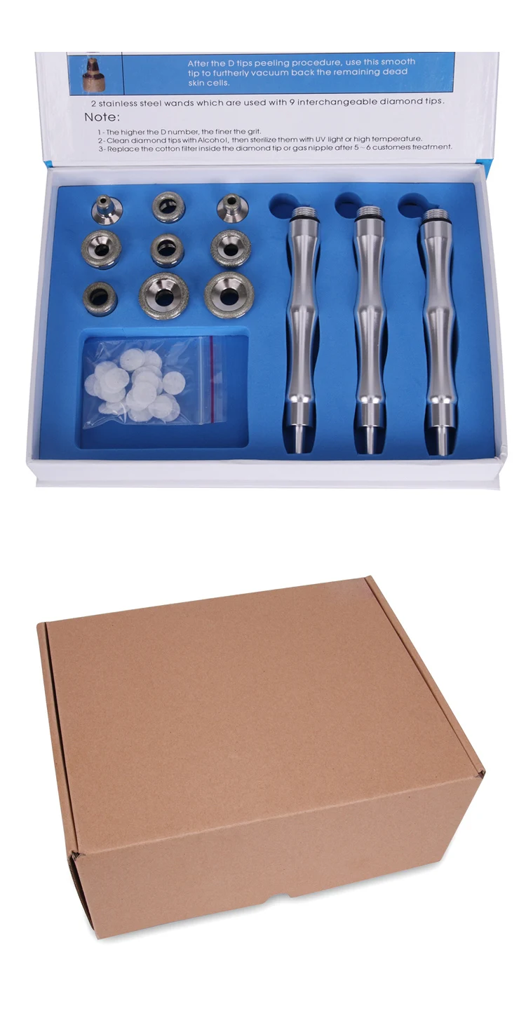 Portable super crystal    skin care  diamond microdermabrasion   Facial  peeling  Beauty  Tools