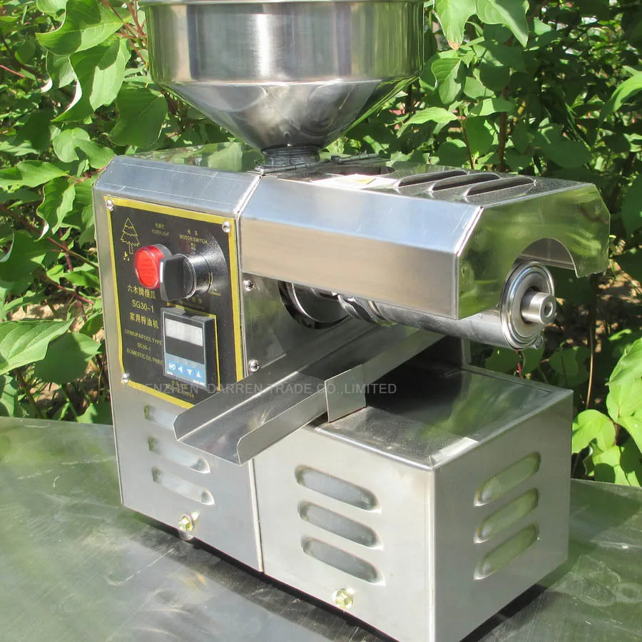 Domestic Oil Press Machine High Oil Extraction Rate Labor Saving