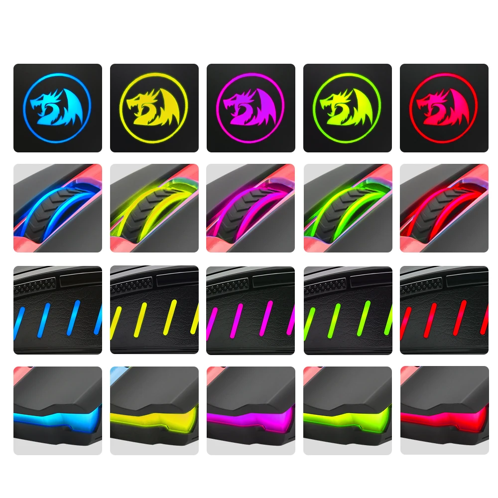 Игровая мышь Redragon PEGASUS M705 USB Проводная 7200 DPI 7 кнопок эргономичная для настольного