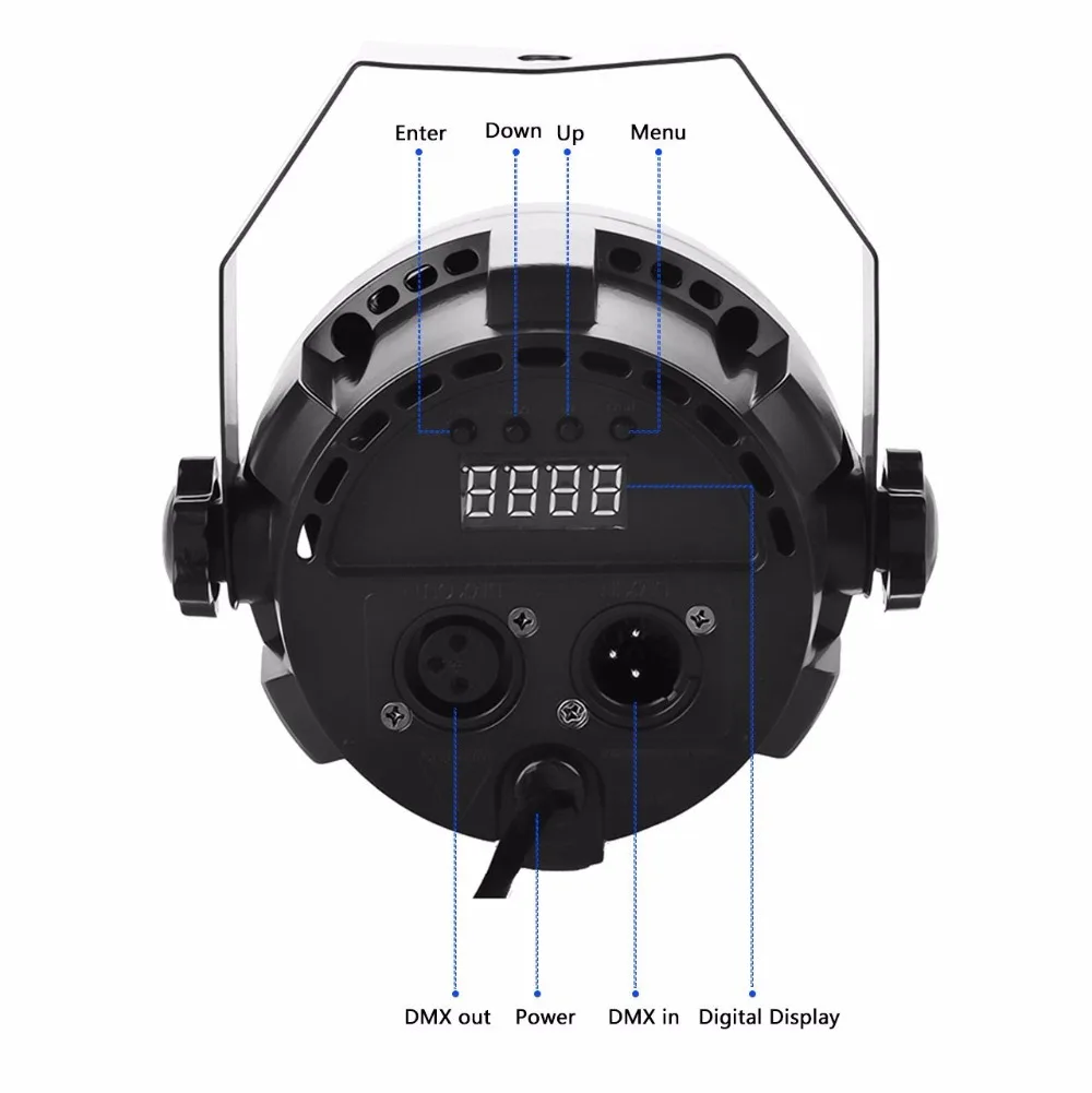 Aimbinet Par Светильник 12 светодиодный RGB 3в1 18 Вт 1 5*12 Светодиодный сценический