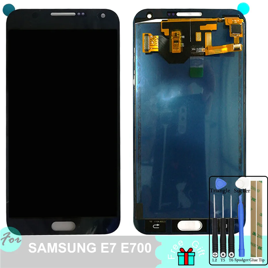 

szHAIyu LCD for Samsung Galaxy E7 E700 E700F E7000 E7009 Display Touch Screen Digitizer Assembly Replacment