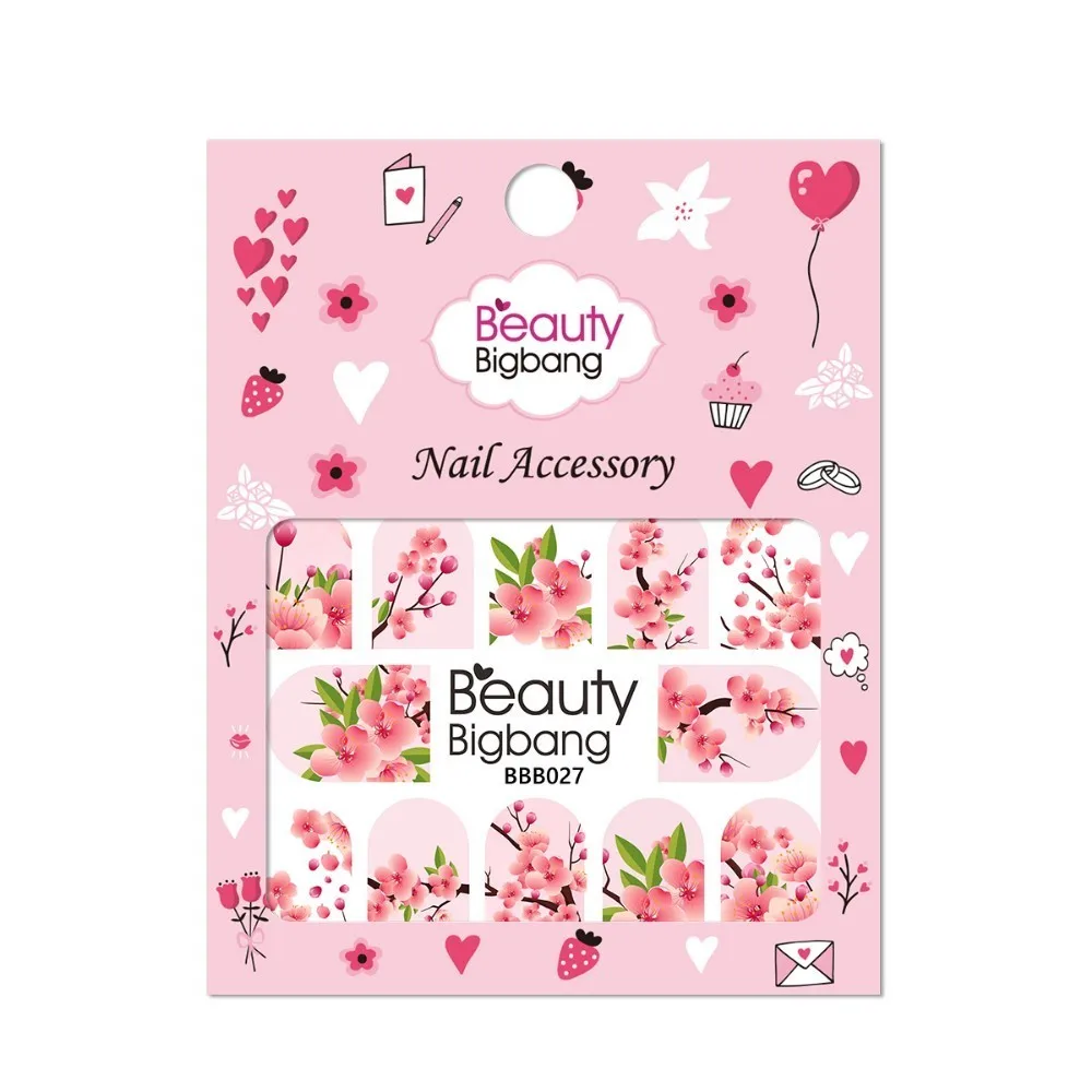 27 BeautyBigBang 3 листа наклейка на ногти водная слайдер украшение милый Пасхальный Кролик Дизайн Маникюр передача DIY наклейки для дизайна ногтей - Цвет: 27