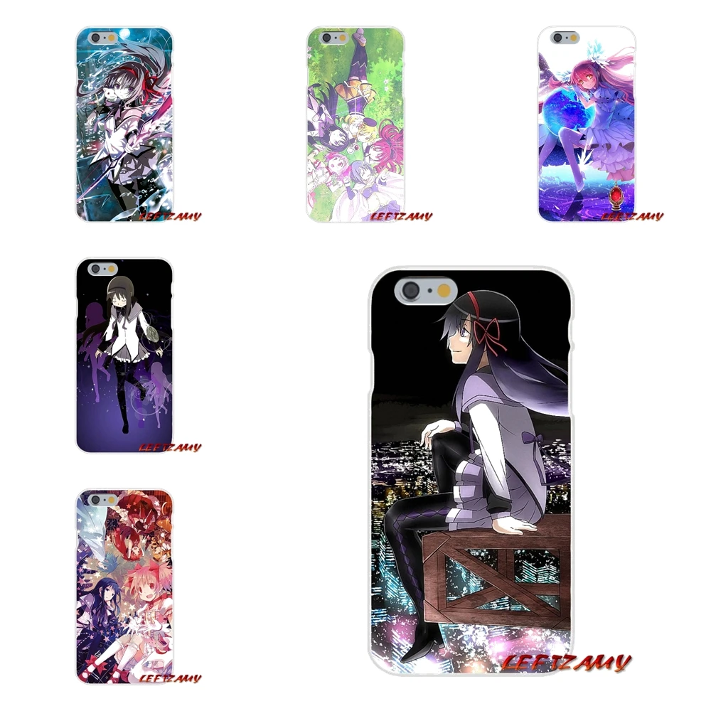 puella magi madoka magica Accessories Phone Shell Covers For iPhone X 4 4S 5 5S 5C SE 6 6S 7 8 Plus | Мобильные телефоны и