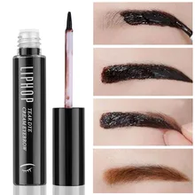 Новинка года тату гель для бровей Супер прочного для 72 H Водонепроницаемый пот Профессиональный 3D шелушиться натуральных бровей оттенок краски Макияж