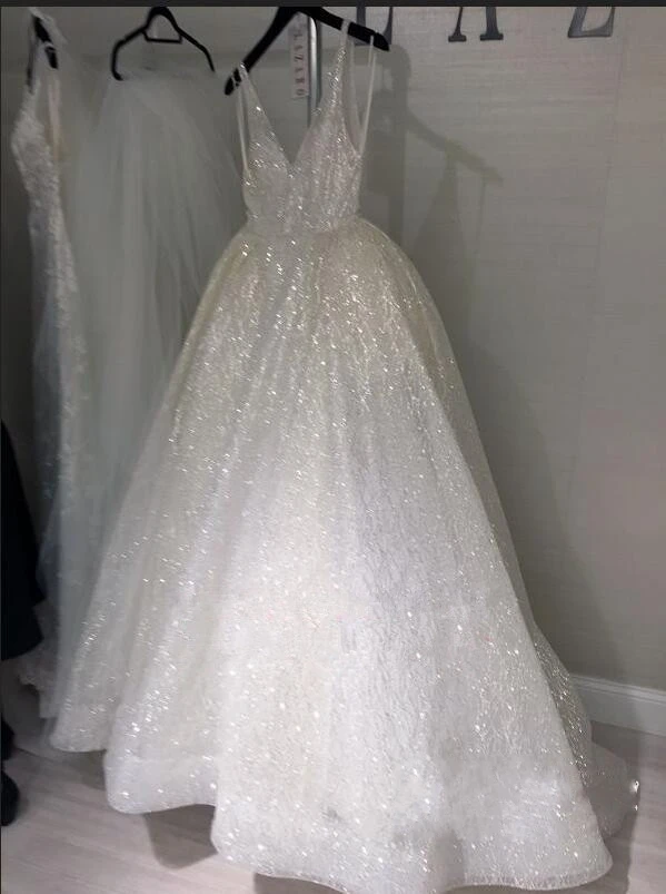 Sparkly Sequins Prom Dress  2018 A-Line Evening Gowns On Sale 159_conew1