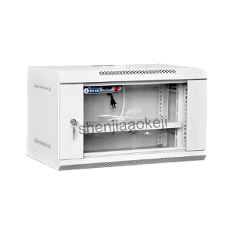 

6u Network Cabinet KB6406 Switch Cabinet Monitor cold-rolled steel 19-inch wall-mounted cabinet 220v 1pc