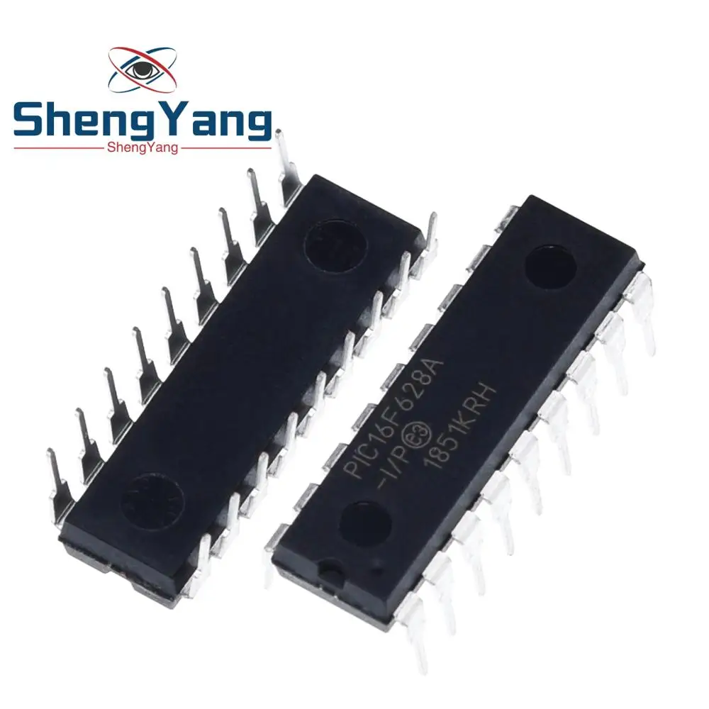 

ShengYang 1PCS PIC16F628A-I/P DIP-18 PIC16F628A PIC16F628 16F628 Flash-Based, 8-Bit CMOS Microcontrollers