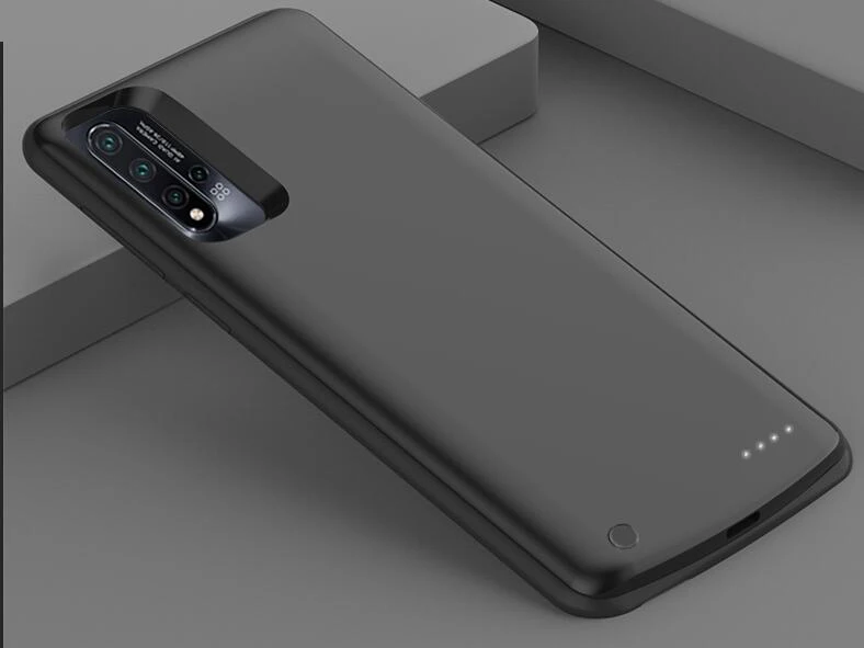 black Высокое качество 6500mAh банк питания чехол для huawei nova5/nova5Pro резервного заряда батареи для huawei nova5Pro крышка батареи - Цвет: black
