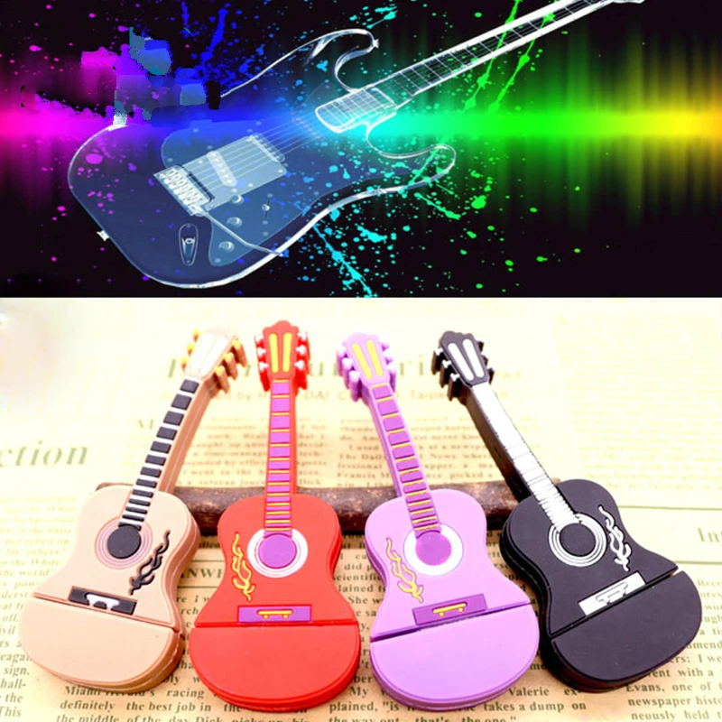 

Guitar 64gb Pen Drive Usb Flash Drive 32gb Pendrive 16gb Music Usb2.0 Flash Drive 8gb 4gb Memory Stick U Disk Free Download Gift