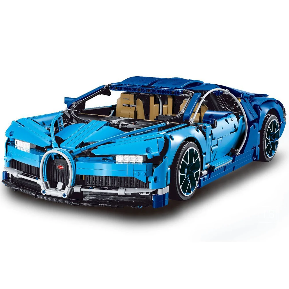 20086 20086C bugatti chiron technic rc автомобиль с светодиодный конструктором Наборы кубиков детские игрушки, совместимые с 42083