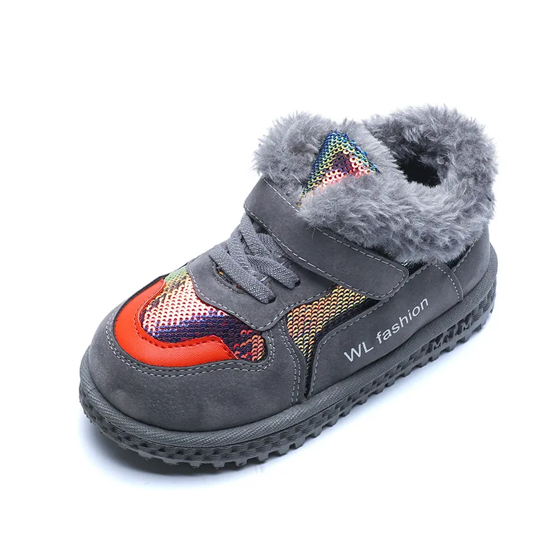 2018 Winter Genuine Leather Casual Shoes for Baby Girls ...