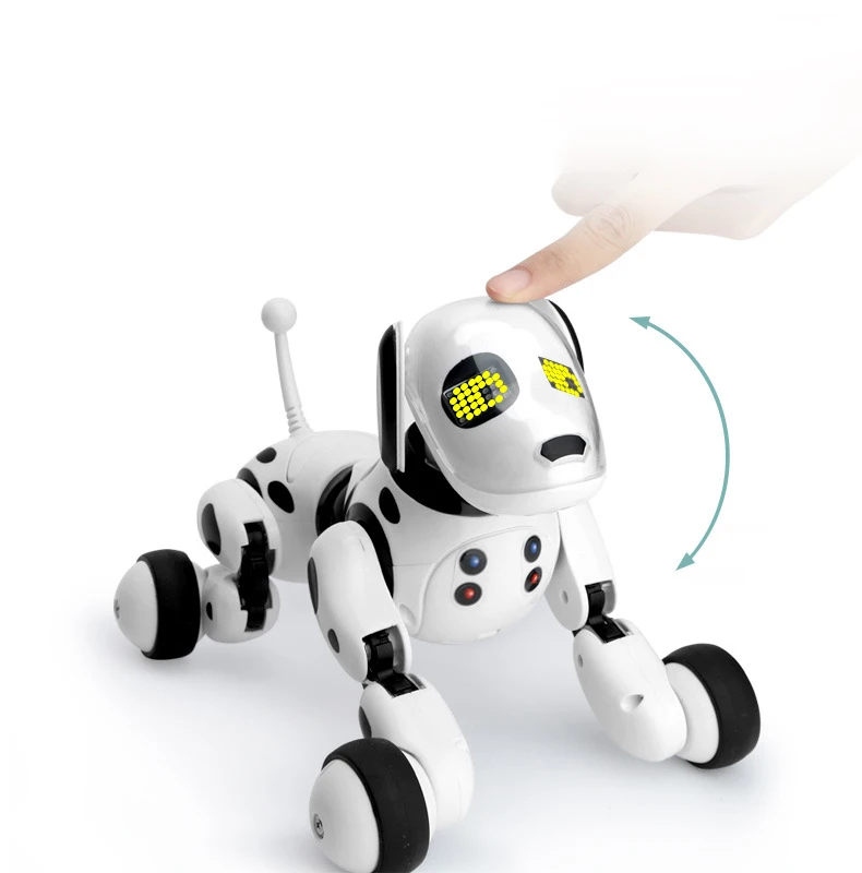 Интеллектуальный радиоуправляемый робот, игрушка для собак, Электронные Домашние животные, Детская обучающая игрушка, милые животные, радиоуправляемый робот, умный подарок для детей