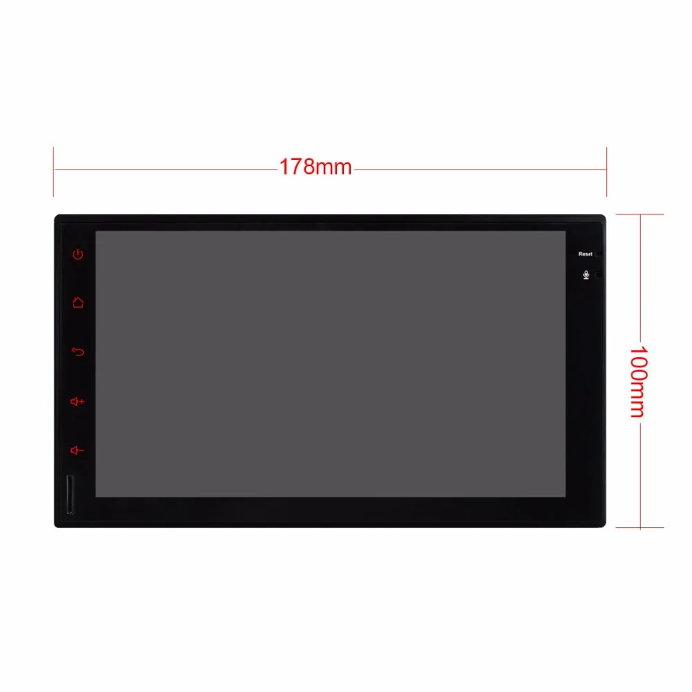 Top vehicel C500 Octa 8 Core Android 6.0 2G RAM 32GB ROM Support 4G LTE SIM Network Car GPS 2 din Universal car Radio player no dvd 5