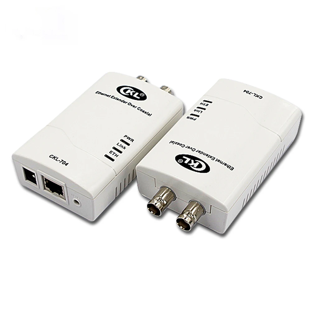0-3KM Rj45 Ethernet Extender IP Data & CCTV  Transmission over Coaxial or Twisted-Pair Cable CKL-704