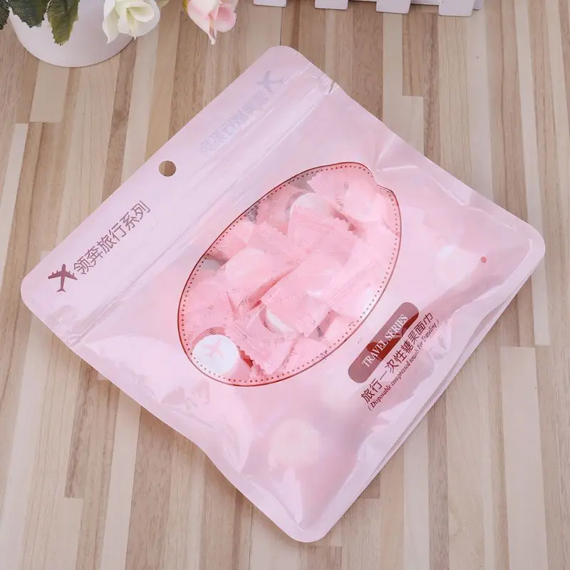 

30pcs Portable Tourism Compressed Towel Outdoor Magic Disposable Washcloth Wipes