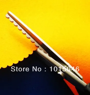 1 шт. scalloped-края ножницы из нержавеющей стали 3 мм ткань декоративные ремесло